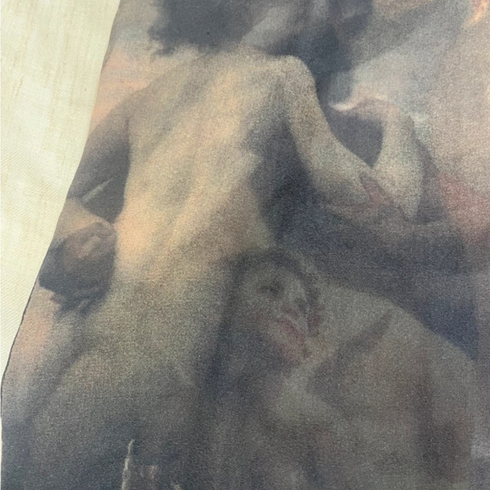 RARE Dolce & Gabbana 1993 Birth of Venus Chiffon High Neck Top - Picture 4 of 9